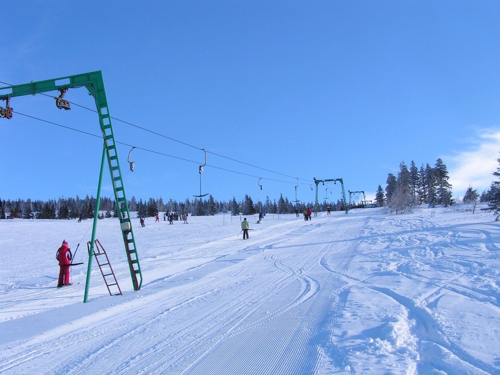 Downhill skiing and snowboarding